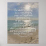 Philippians 4:13 Bible Verse Beach Christian Art Poster