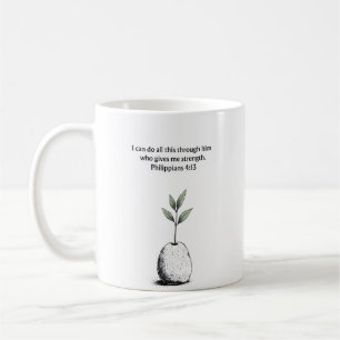 Philippians 4:13 Bible Verse Christian Gift Mug