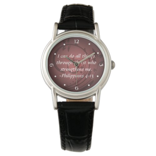 Philippians 413 Christian Bible Verse Watch