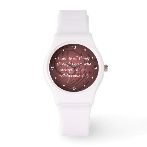 Philippians 413 Christian Bible Verse Watch