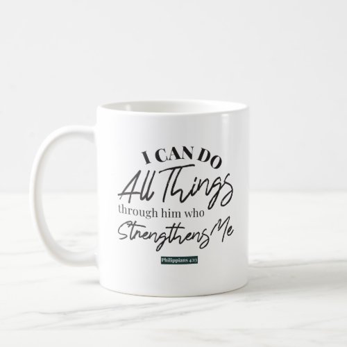 Philippians 413 coffee mug