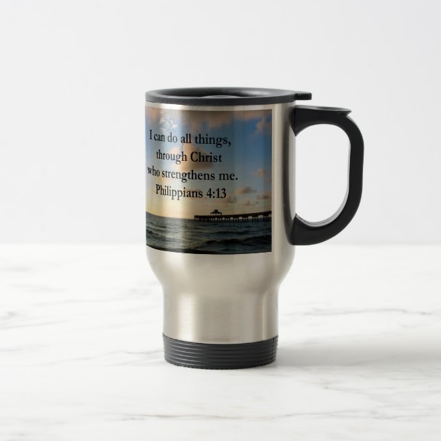 PHILIPPIANS 4:13 HOPE TRAVEL MUG (Right)