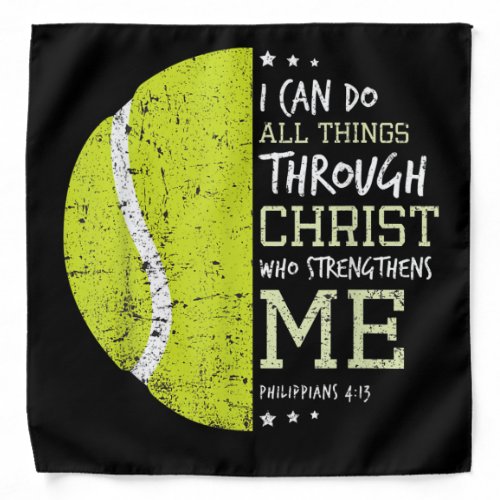 Philippians 4 13 I Can Do All Things Christian Ten Bandana