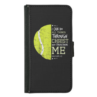 Philippians 4 13 I Can Do All Things Christian Ten Samsung Galaxy S5 Wallet Case