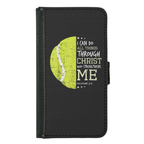 Philippians 4 13 I Can Do All Things Christian Ten Samsung Galaxy S5 Wallet Case