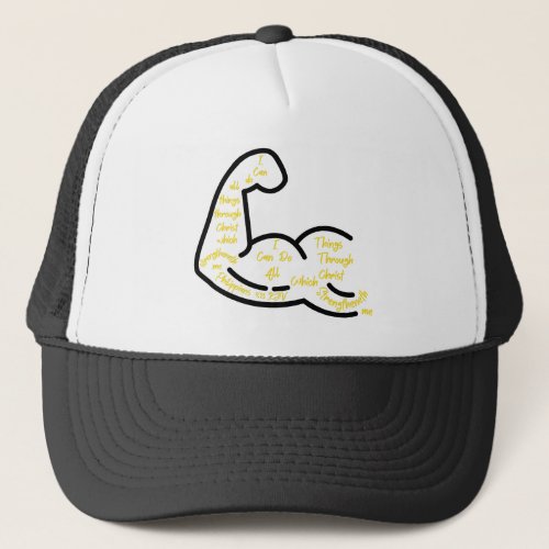 Philippians 413 I Can Do All Things Christian  Trucker Hat