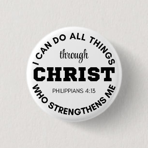Philippians 4:13 I can do all things Scripture Button
