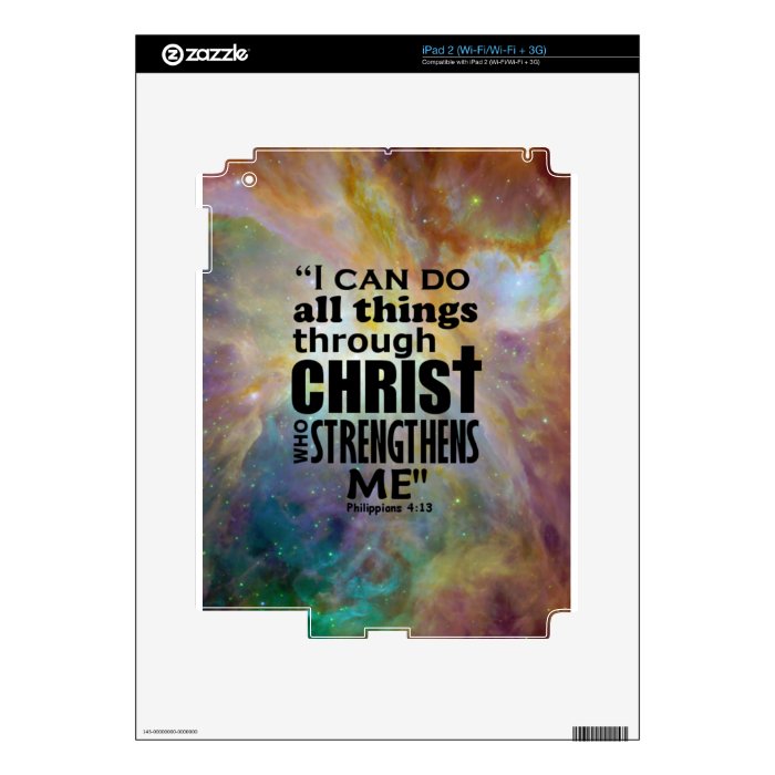 Philippians 413 iPad 2 decals