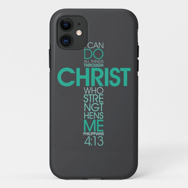 Philippians 4:13 iPhone 5/5s case (Back)