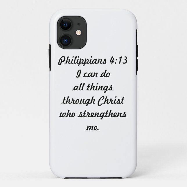 Philippians 4:13 Iphone 5/5S Case (Back)