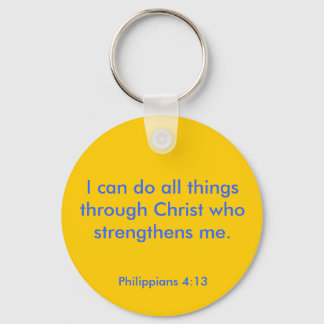 Philippians 4:13 keychain