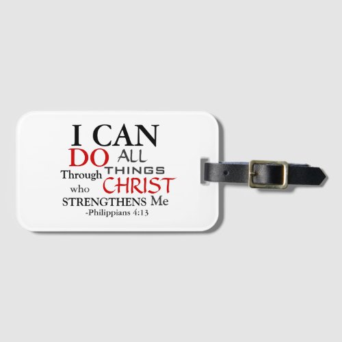 PHILIPPIANS 413 LUGGAGE TAG