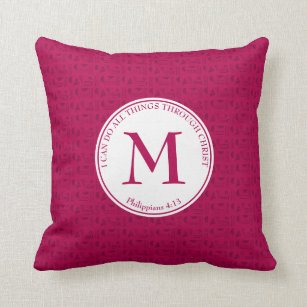 dark magenta throw pillows