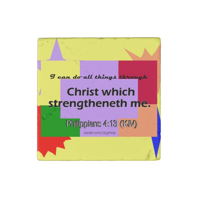 Philippians 4:13 Magnet (Front)