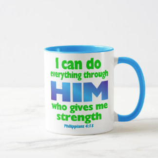 PHILIPPIANS 4 13 MUG