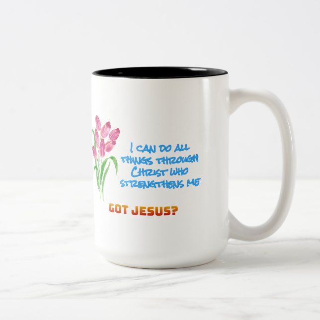 Philippians 4:13 Mug (Right)