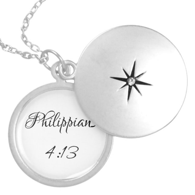 Philippians 4:13 Necklace (Front)