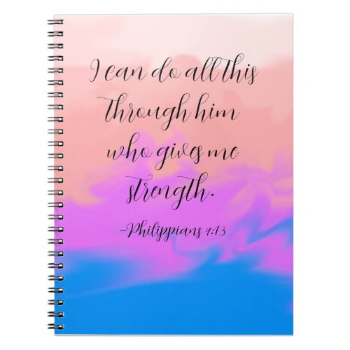 Philippians 413 Note Book