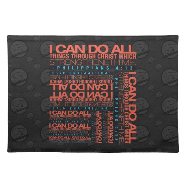 Philippians 4:13 Placemat (Front)