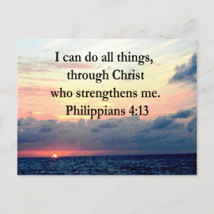 PHILIPPIANS 4:13 POSTCARD