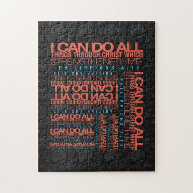 Philippians 4:13 Puzzle (Vertical)