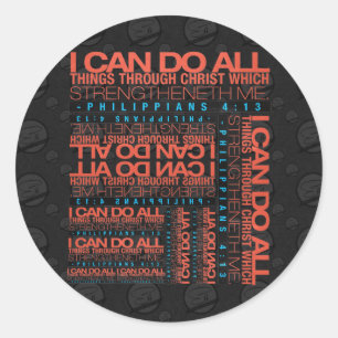Philippians 4:13 Stickers