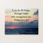 PHILIPPIANS 4:13 SUNRISE DESIGN JIGSAW PUZZLE