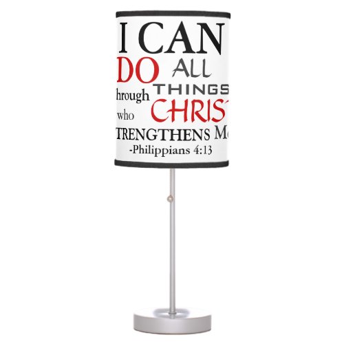 PHILIPPIANS 413 TABLE LAMP