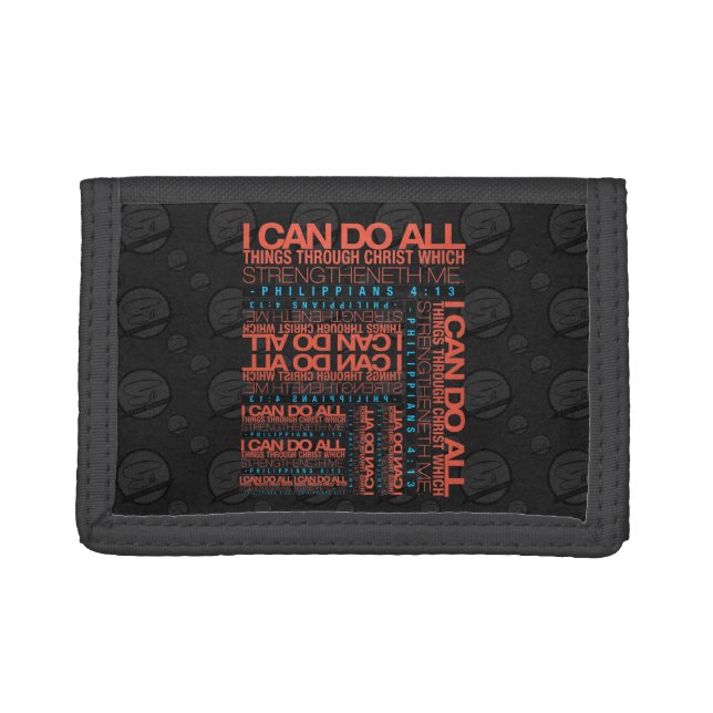 Philippians 4:13 Wallet (Front)