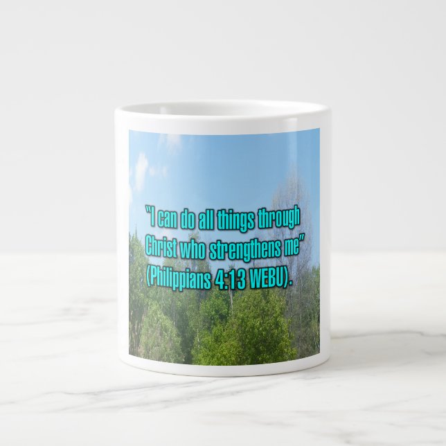 Philippians 4:13 WEBU Mug (Front)