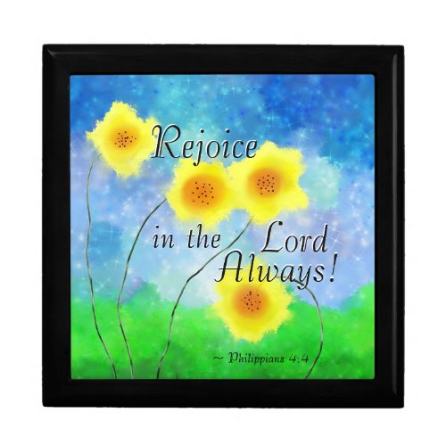 Philippians 44 Bible Rejoice in the Lord Always Gift Box