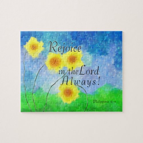 Philippians 44 Rejoice in the Lord Always Jigsaw Puzzle