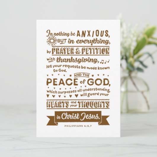 Philippians 4:6, 7 (Standing Front)