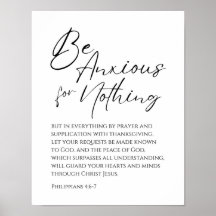 Philippians 4:6-7 Be Anxious for nothing Christian