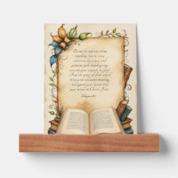 Philippians 4:6-7 Christian Bible Verse Art