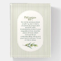 Philippians 4:6–7 Christian Encouragement Gift