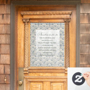 Philippians 4:6–7 Christian Encouragement Gift  Window Cling
