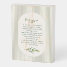 Philippians 4:6–7 Christian Encouragement Gift