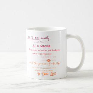 Philippians 4:6-7 coffee mug