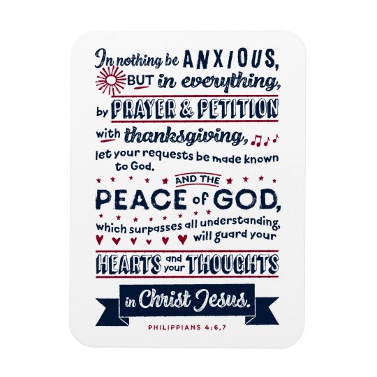 Philippians 46 7 Magnet