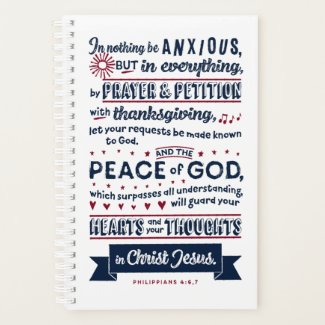 Philippians 4:6, 7 planner