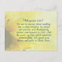 Philippians 4:6-7 The Peace of God, Bible Verse