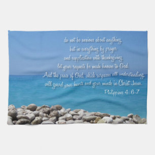 Philippians 4:6-7 towel