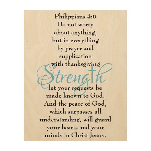 Philippians 46_7 wooden print