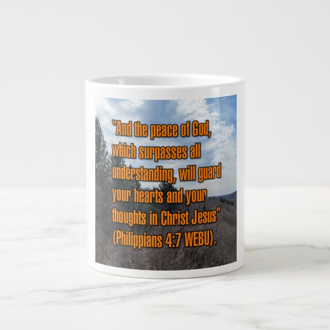Philippians 4:7 WEBU Mug (Front)