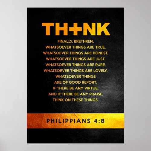 Philippians 48 Bible Verse Poster