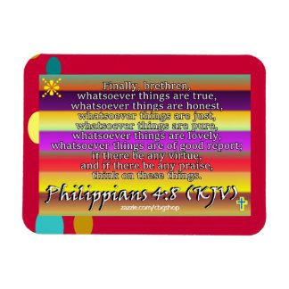 Philippians 4:8 magnet