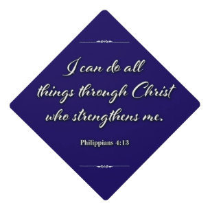 Philippians Graduation Cap Topper