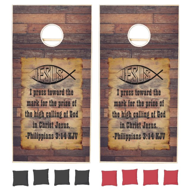 Philippians verse Cornhole Set (Set)