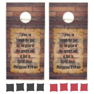 Philippians verse Cornhole Set